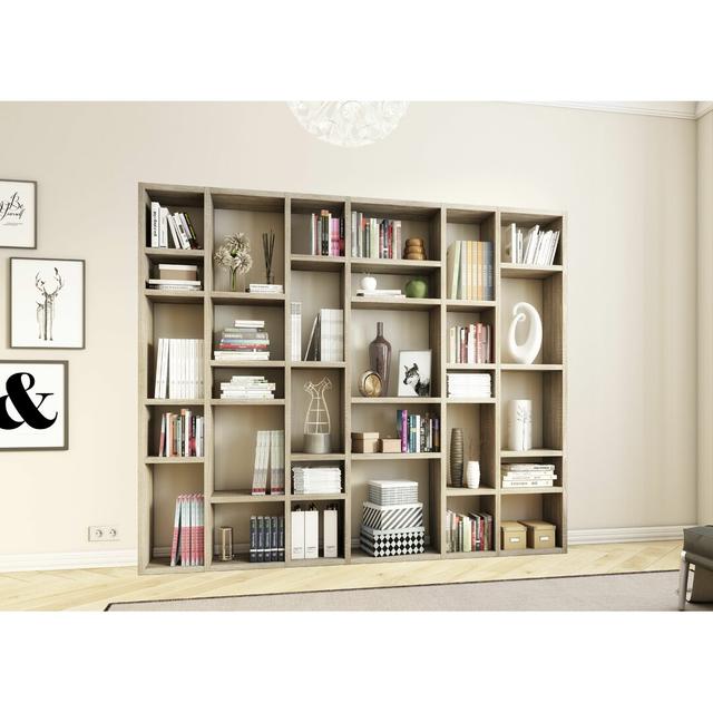 Bücherregal Jena Ebern Designs Colour: Sonoma Oak on Productcaster.