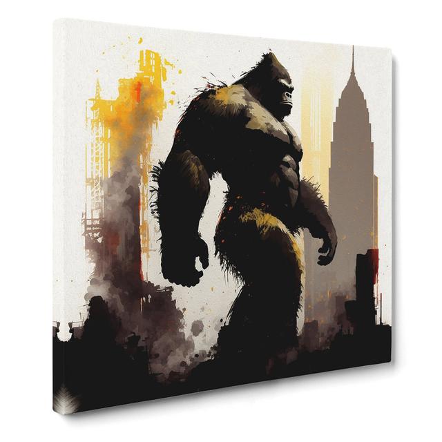 King Kong Gestural Art No.1 - Art Prints Latitude Vive Size: 50cm H x 50cm W x 3cm D on Productcaster.