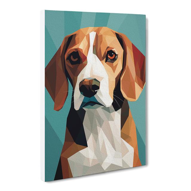 Beagle Minimalism No.2 - Print Marlow Home Co. Size: 60cm H x 40cm W x 3cm D on Productcaster.