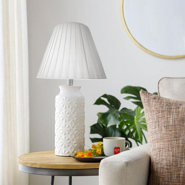 21.5cm H Linen Empire Lamp Shade ( Uno ) (Set of 2) 17 Stories Colour: White on Productcaster.