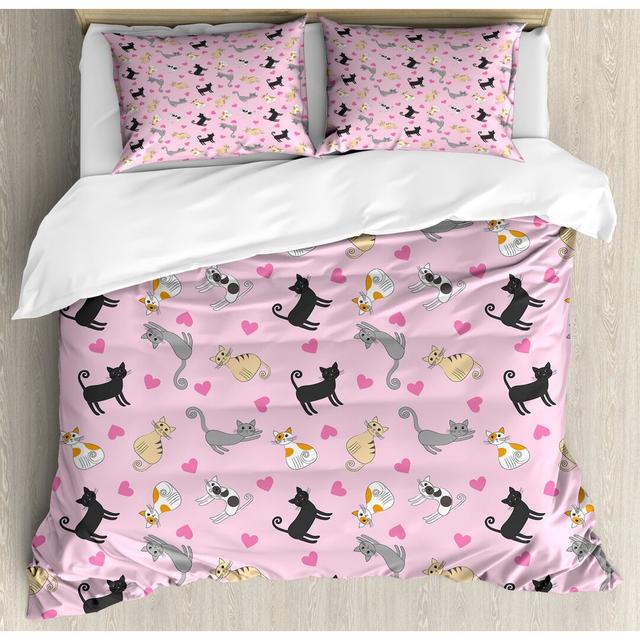 Brian-Anthony No Pattern Duvet Cover Set with Pillowcases 17 Stories Size: Double - 2 Standard Pillowcases on Productcaster.