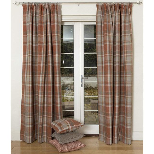 Coralino Heritage Tailored Eyelet Blackout Thermal Curtains (Set of 2) Union Rustic Panel Size: 228 W x 228 D cm on Productcaster.