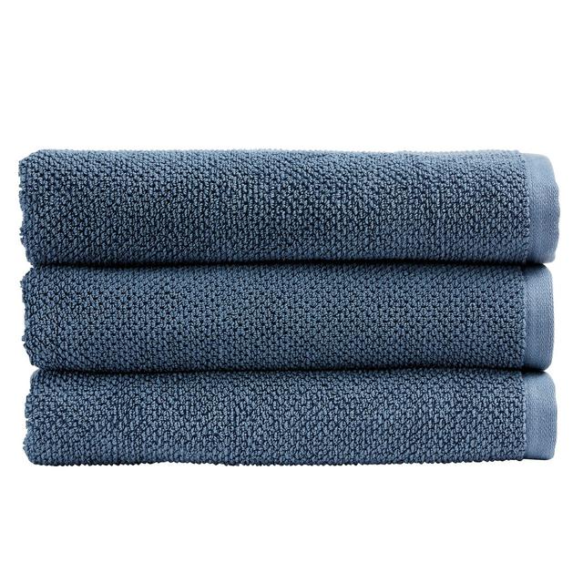 Christy Brixton 100% Cotton Textured Hand Towel Christy Colour: Slate on Productcaster.