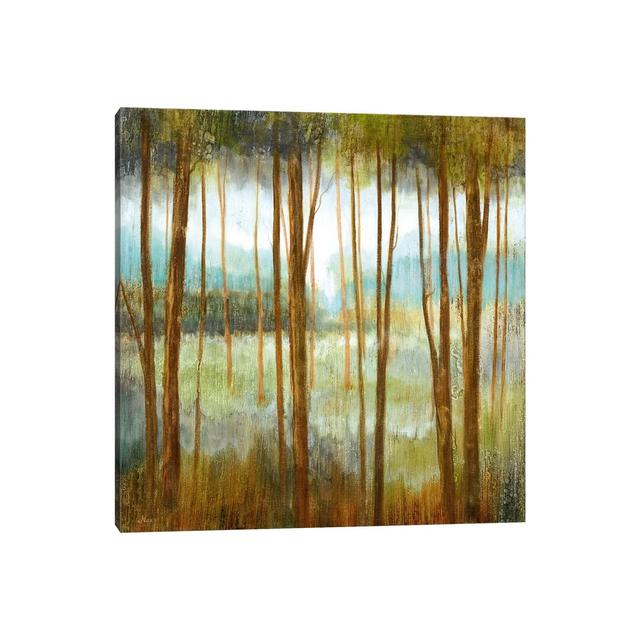 Soft Forest I by Nan - Painting on Canvas Union Rustic Format: Wrapped Canvas, Size: 45.72cm H x 45.72cm W x 3.81cm D on Productcaster.