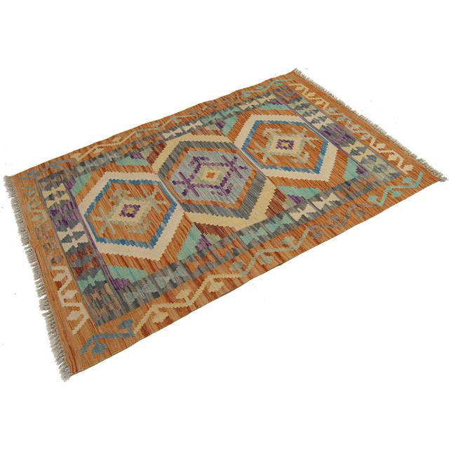 Handmade 82cm X 123cm Multicolor Indoor / Outdoor Area Rug Farah1970 on Productcaster.