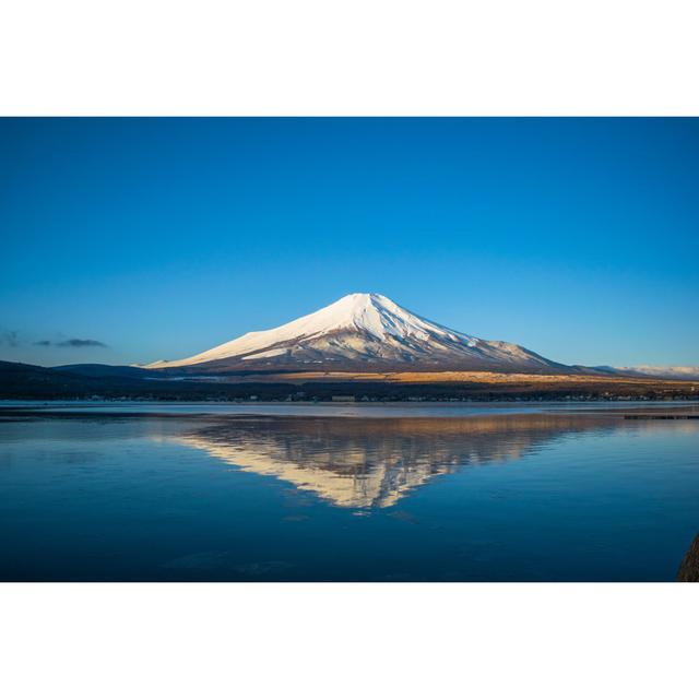 Fuji Mountain by Baksiabat - Wrapped Canvas Art Prints ClassicLiving Size: 81cm H x 122cm W x 3.8cm D on Productcaster.