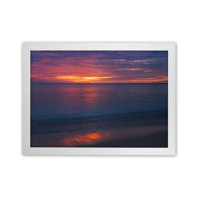 Monet Sunrise Art Print By Karsten Wrobel Photograph Print on Canvas House of Hampton Size: 64cm H x 88cm W x 3cm D, Format: White Framed on Productcaster.