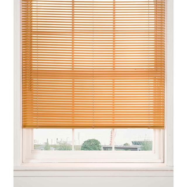 Blackout Venetian Blind Ebern Designs Size: 160 cm L x 105 cm W, Finish: Teak on Productcaster.