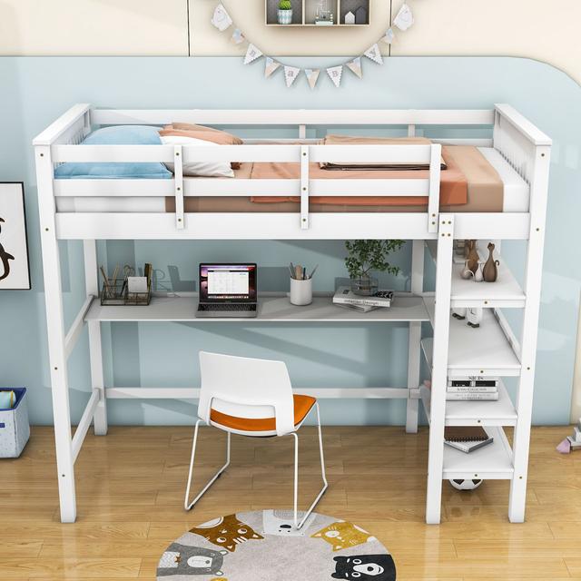 Sweni Kids Bed Harriet Bee Bed Frame Colour: White on Productcaster.