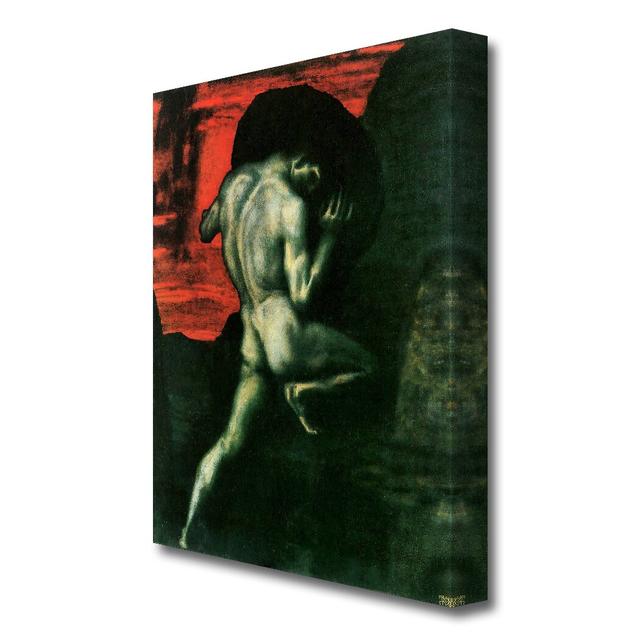 'Sisyphus' by Franz Von Stuck - Wrapped Canvas Painting Print East Urban Home Size: 121.9 cm H x 81.3 cm W on Productcaster.