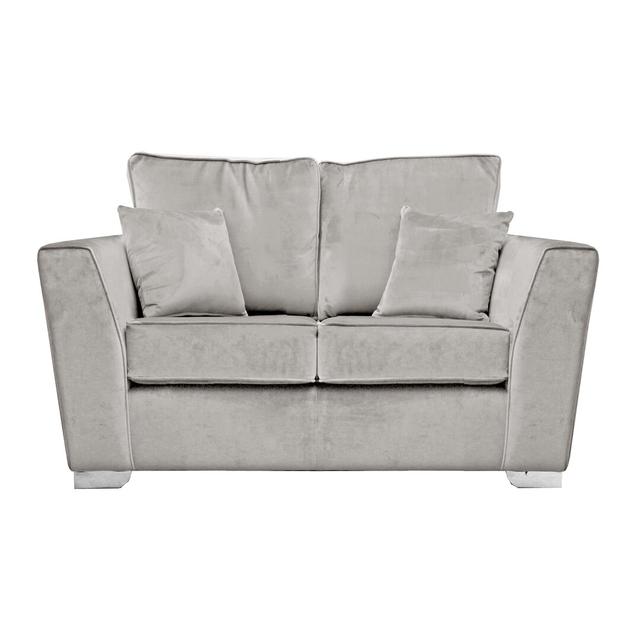 Quade 2 Seater Sofa Fairmont Park Upholstery Colour: Light Grey on Productcaster.