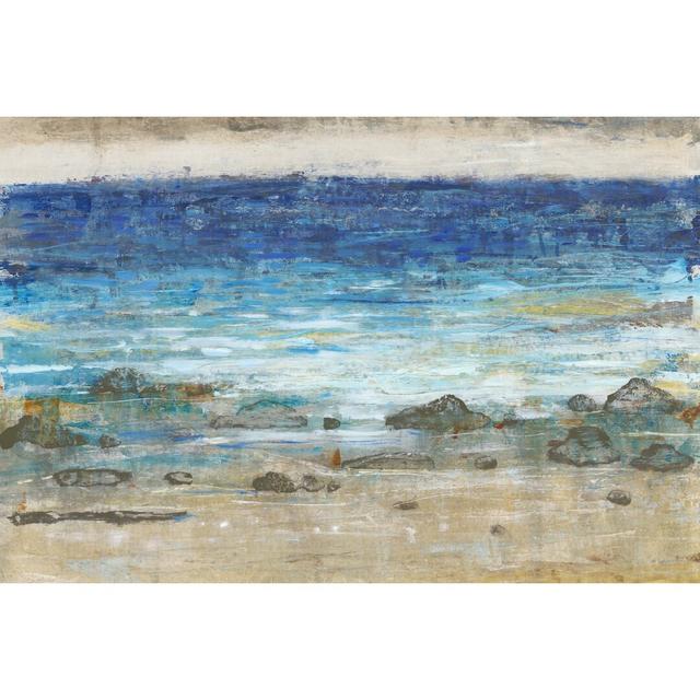 Rocky Shoreline II by Tim OToole - Wrapped Canvas Painting Rosalind Wheeler Size: 51cm H x 76cm W on Productcaster.