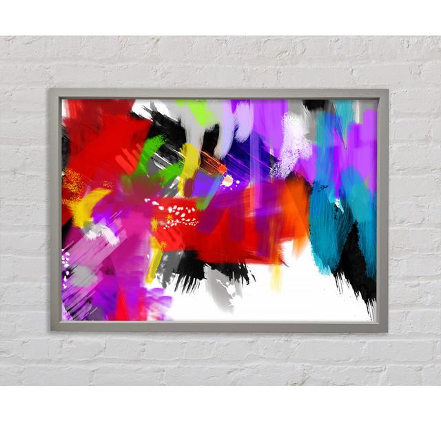 Confused Rainbow - Single Picture Frame Art Prints on Canvas Metro Lane Size: 84.1cm H x 118.9cm W x 3.3cm D on Productcaster.