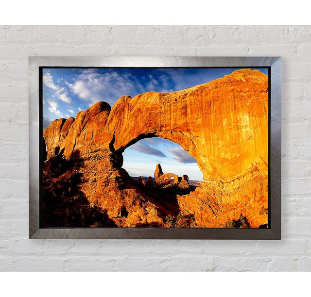 Rock Arch - Single Picture Frame Art Prints Bright Star Size: 42cm H x 59.7cm W x 3.4cm D on Productcaster.