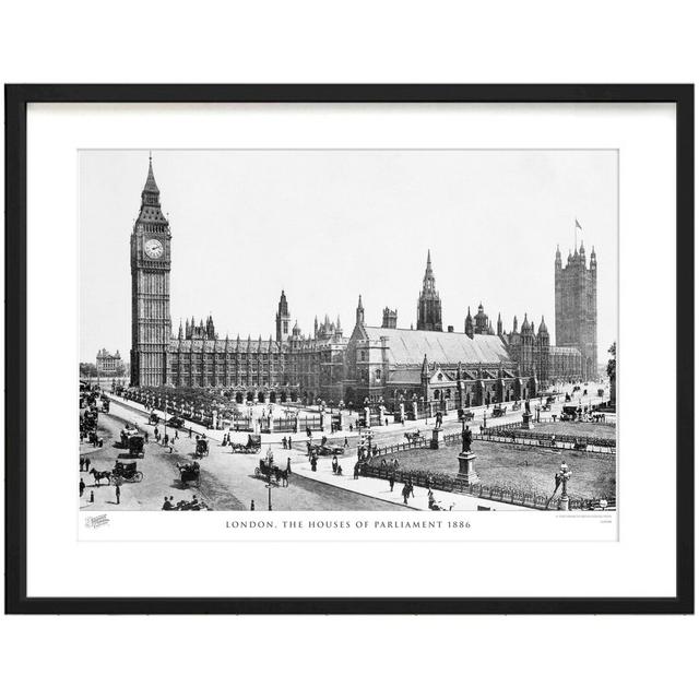 'London, the Houses of Parliament 1886' by Francis Frith - Picture Frame Photograph Print on Paper The Francis Frith Collection Size: 45cm H x 60cm W on Productcaster.