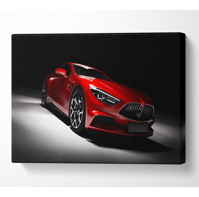 Leinwandbild Mean Looking Supercar ModernMoments Größe: 81 cm H x 121,9 cm B x 10 cm T, Format: Leinwandbild on Productcaster.