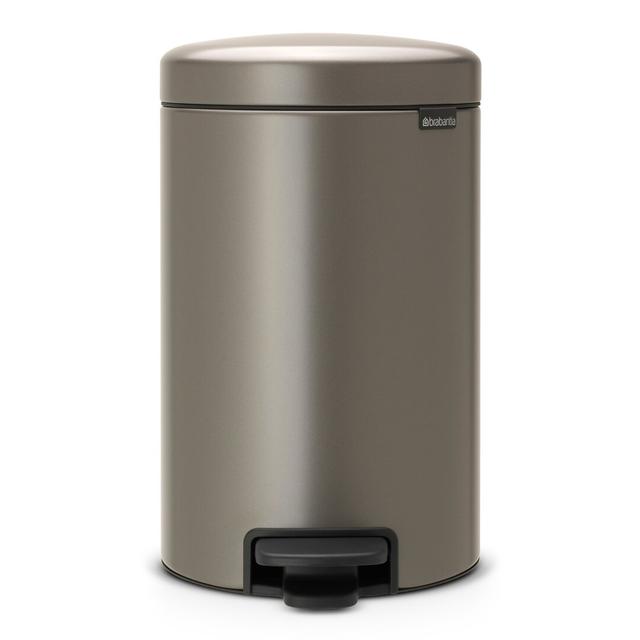 Brabantia NewIcon 5 Litre Soft Closing Pedal Bin Brabantia Colour: Platinum on Productcaster.