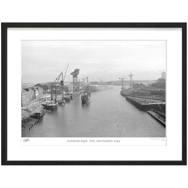 Sunderland, the Shipyards 1966 by Francis Frith - Picture Frame Photograph Print on Paper The Francis Frith Collection Size: 45cm H x 60cm W x 2.3cm D on Productcaster.