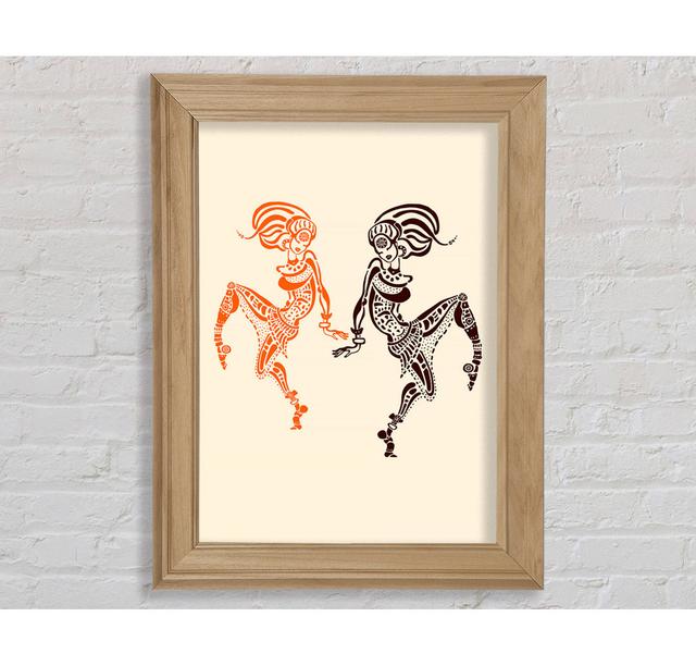 African Tribal Art 20 - Single Picture Frame Art Prints Bright Star Size: 42cm H x 29.7cm W x 8cm D on Productcaster.