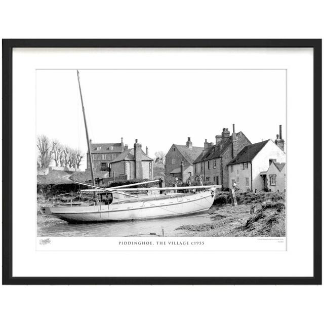 Piddinghoe, The Village C1955 by Francis Frith - Single Picture Frame Print The Francis Frith Collection Size: 28cm H x 36cm W x 2.3cm D on Productcaster.