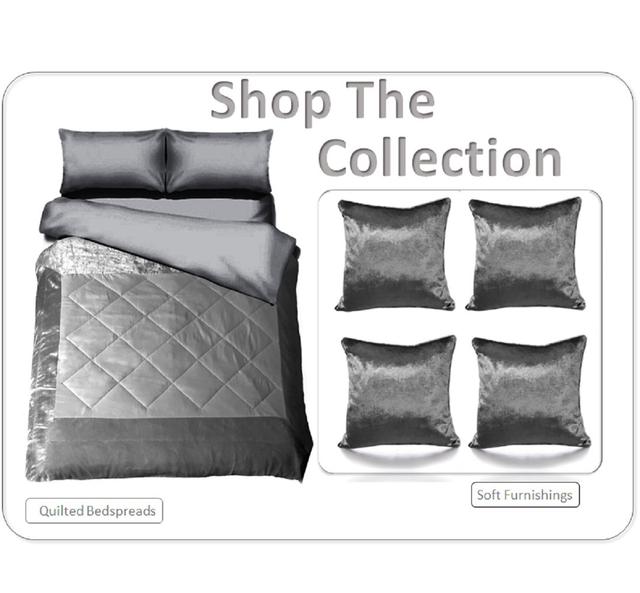 Nicolle Velvet Oxford Decorative Quilted Bedspread Fairmont Park Colour: Silver on Productcaster.