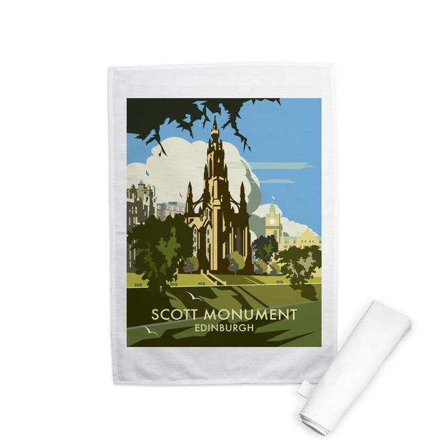 Scott Monument in Edinburgh, Scotland Tea Towel Maturi on Productcaster.