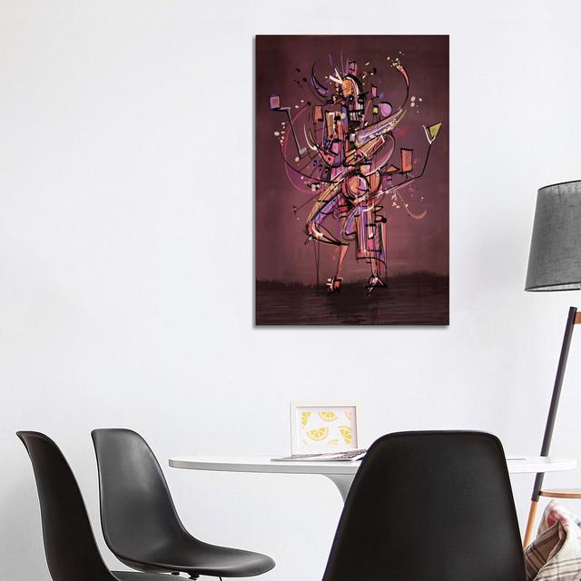 Minstrel I by Guillermo Arismendi - Wrapped Canvas Print Metro Lane Size: 101.6cm H x 66.04cm W x 3.81cm D on Productcaster.