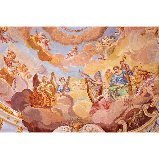 Banska Sitavnica - Fresco In Baroque Calvary - Wrapped Canvas Print Astoria Grand Size: 30cm H x 46cm W on Productcaster.