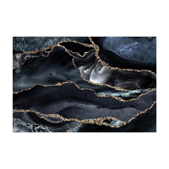 Ilinka Gold/Black Rug East Urban Home Rug Size: 90cm x 60cm on Productcaster.