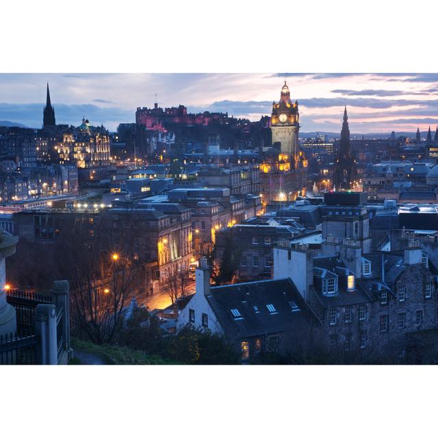 Edinburgh, Scotland - Wrapped Canvas Photograph 17 Stories Size: 51cm H x 76cm W on Productcaster.