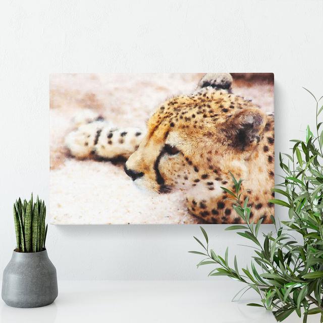 Cheetah Vol.1 - Wrapped Canvas Graphic Art East Urban Home Size: 40cm H x 60cm W x 3cm D on Productcaster.