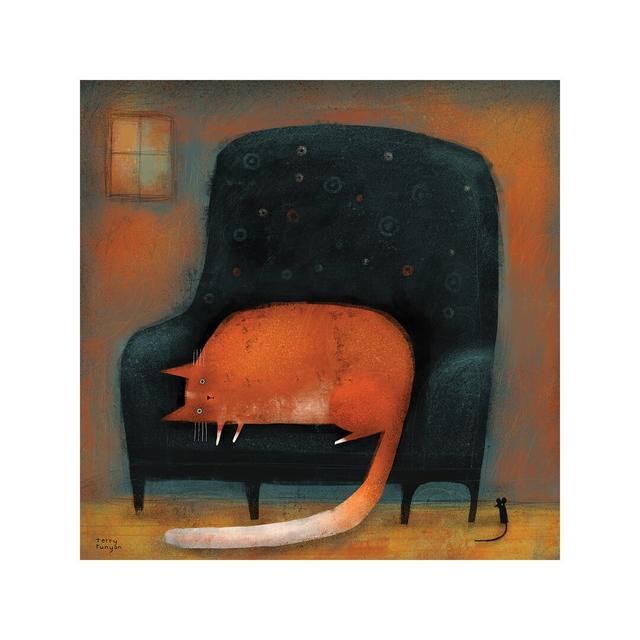 Tiny Mouse by Terry Runyan - Wrapped Canvas Giclee Art Print East Urban Home Size: 45.72cm H x 45.72cm W x 3.81cm D on Productcaster.