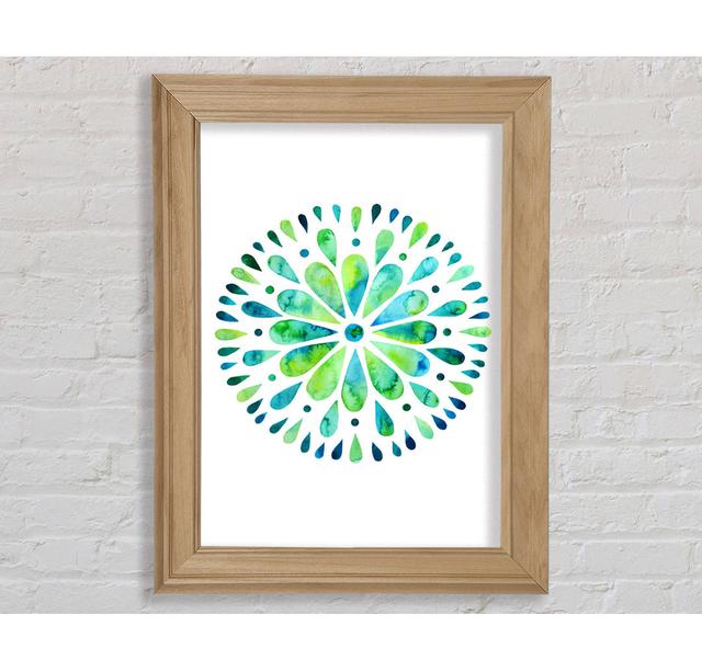 Petal Pattern - Print Latitude Vive Size: 29.7cm H x 42cm W x 8cm D, Format: Natural Framed Paper on Productcaster.