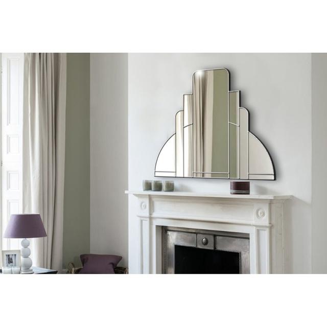 Brashears Overmantle Mirror Canora Grey on Productcaster.