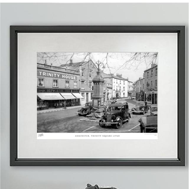 'Axminster, Trinity Square C1940' - Picture Frame Photograph Print on Paper The Francis Frith Collection Size: 60cm H x 80cm W x 2.3cm D on Productcaster.