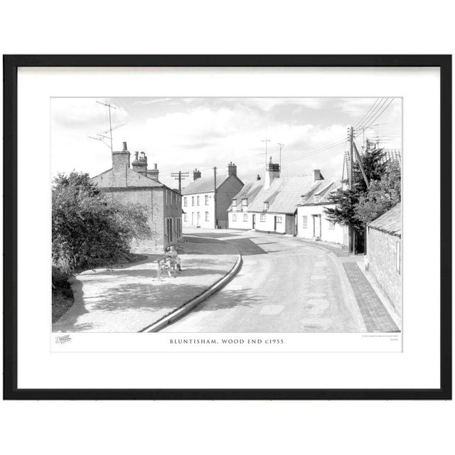 'Bluntisham, Wood End C1955' by Francis Frith - Picture Frame Photograph Print on Paper The Francis Frith Collection Size: 28cm H x 36cm W x 2.3cm D on Productcaster.