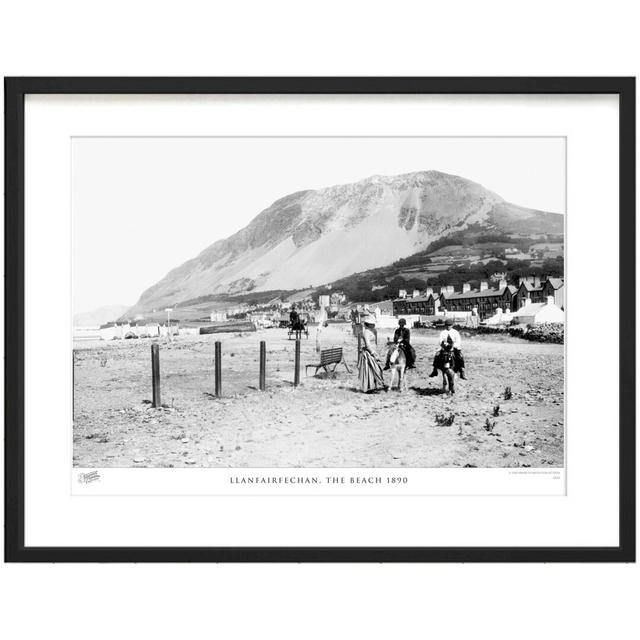 Llanfairfechan, The Beach 1890 - Single Picture Frame Print The Francis Frith Collection Size: 45cm H x 60cm W x 2.3cm D on Productcaster.