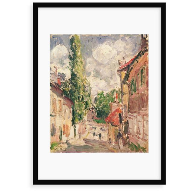 Road in a Village - Painting Print Lily Manor Size: 100 cm H x 70 cm W x 2.3 cm D, Format: Framed Paper on Productcaster.