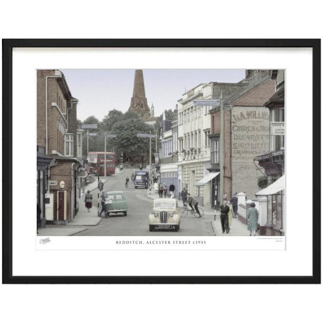 'Redditch, Alcester Street C1955' by Francis Frith - Picture Frame Photograph Print on Paper The Francis Frith Collection Size: 60cm H x 80cm W x 2.3c on Productcaster.