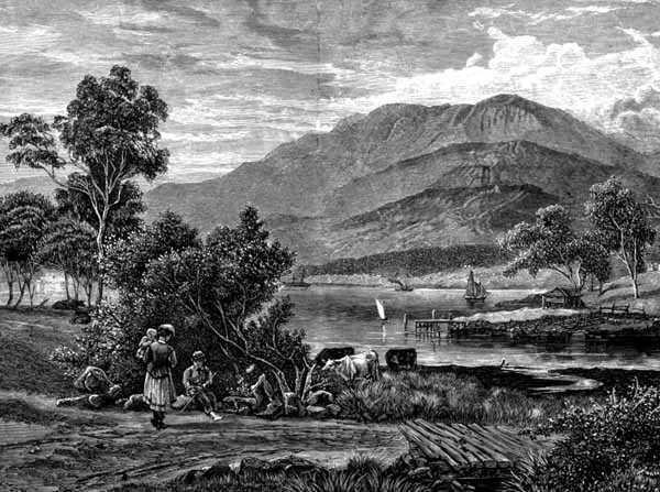 Mount Wellington, Tasmania, Australia, from 'Australian Pictures', 1886 by English School Art Print East Urban Home Size: Large on Productcaster.