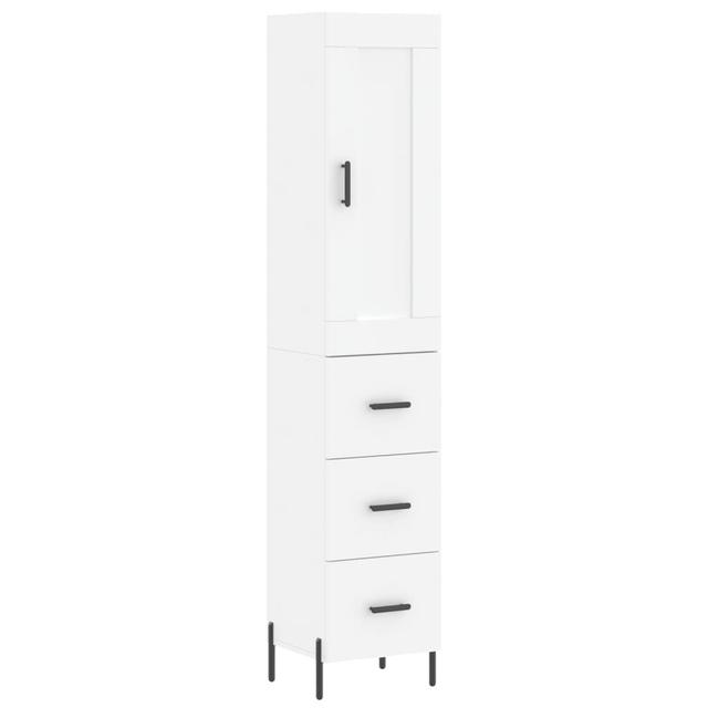 Highboard Minnetta, 34,5 cm 17 Stories Farbe: Weiß on Productcaster.