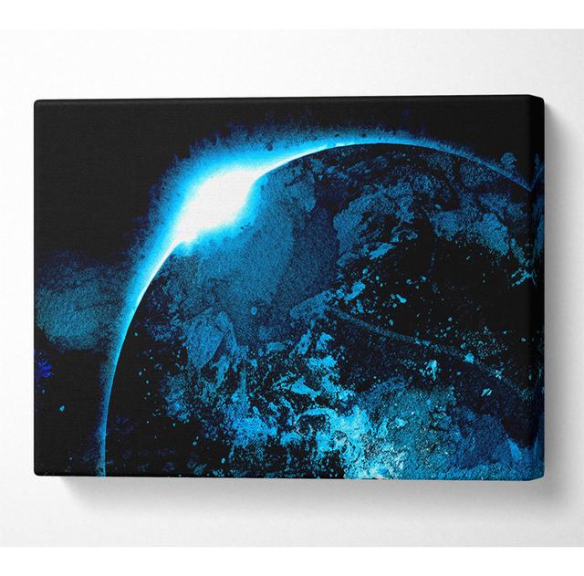 Sunrise Over Planet - Print Latitude Run Size: 81cm H x 121.9cm W x 10cm D on Productcaster.