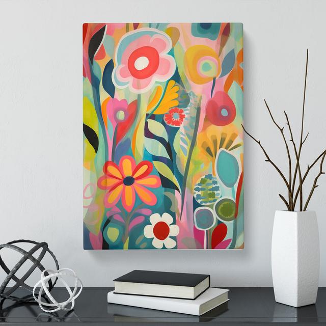 Jayant Flower Contemporary Vol.5 - Wrapped Canvas Graphic Art Marlow Home Co. Size: 50cm H x 35cm W x 3cm D on Productcaster.