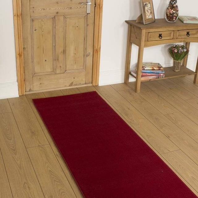 Arwen Tufted Red Rug Alpen Home Rug Size: Runner 180cm x 120cm on Productcaster.