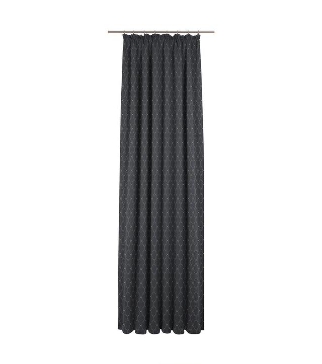 Uppingham Pencil Pleat Room Darkening Curtain Fairmont Park Colour: Dark blue, Size: 145 W x 225 D cm on Productcaster.