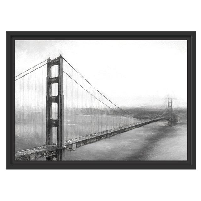 Gerahmtes Wandbild Golden Gate Bridge East Urban Home Größe: 40 cm H x 55 cm B on Productcaster.