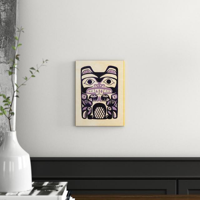 Ornate Totem - Graphic Art Print East Urban Home Format: Wrapped Canvas, Size: 60.96cm H x 45.72cm W on Productcaster.