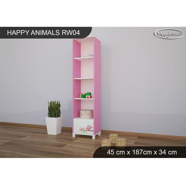 45 cm Bücherregal Happy Babies Happy Babies Farbe: Rosa on Productcaster.