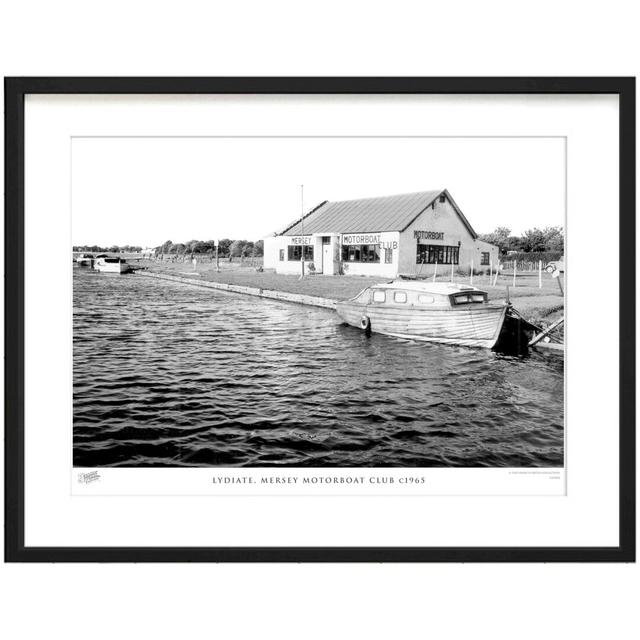 'Lydiate, Mersey Motorboat Club C1965' - Picture Frame Photograph Print on Paper The Francis Frith Collection Size: 60cm H x 80cm W x 2.3cm D on Productcaster.