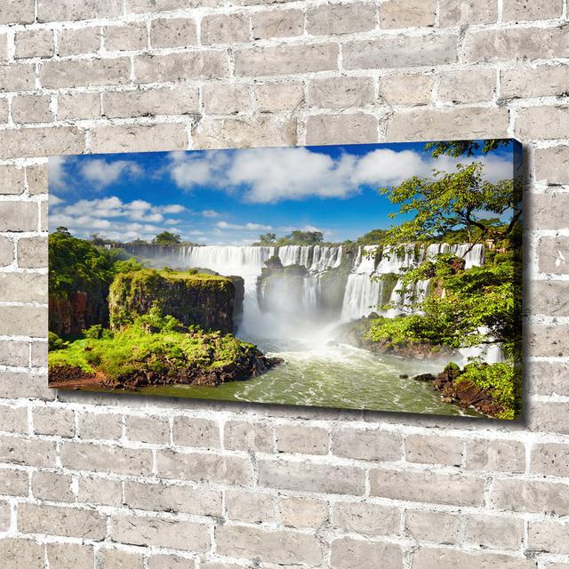 Waterfall Argentina - Unframed Art Prints on Canvas Union Rustic on Productcaster.